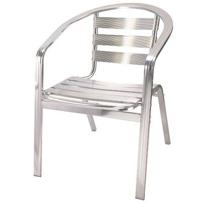 Flat Tube Aluminum Chair