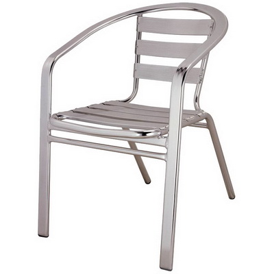 Flat Level Tube Aluminum Chair