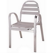 Loom Aluminum Arm Chair